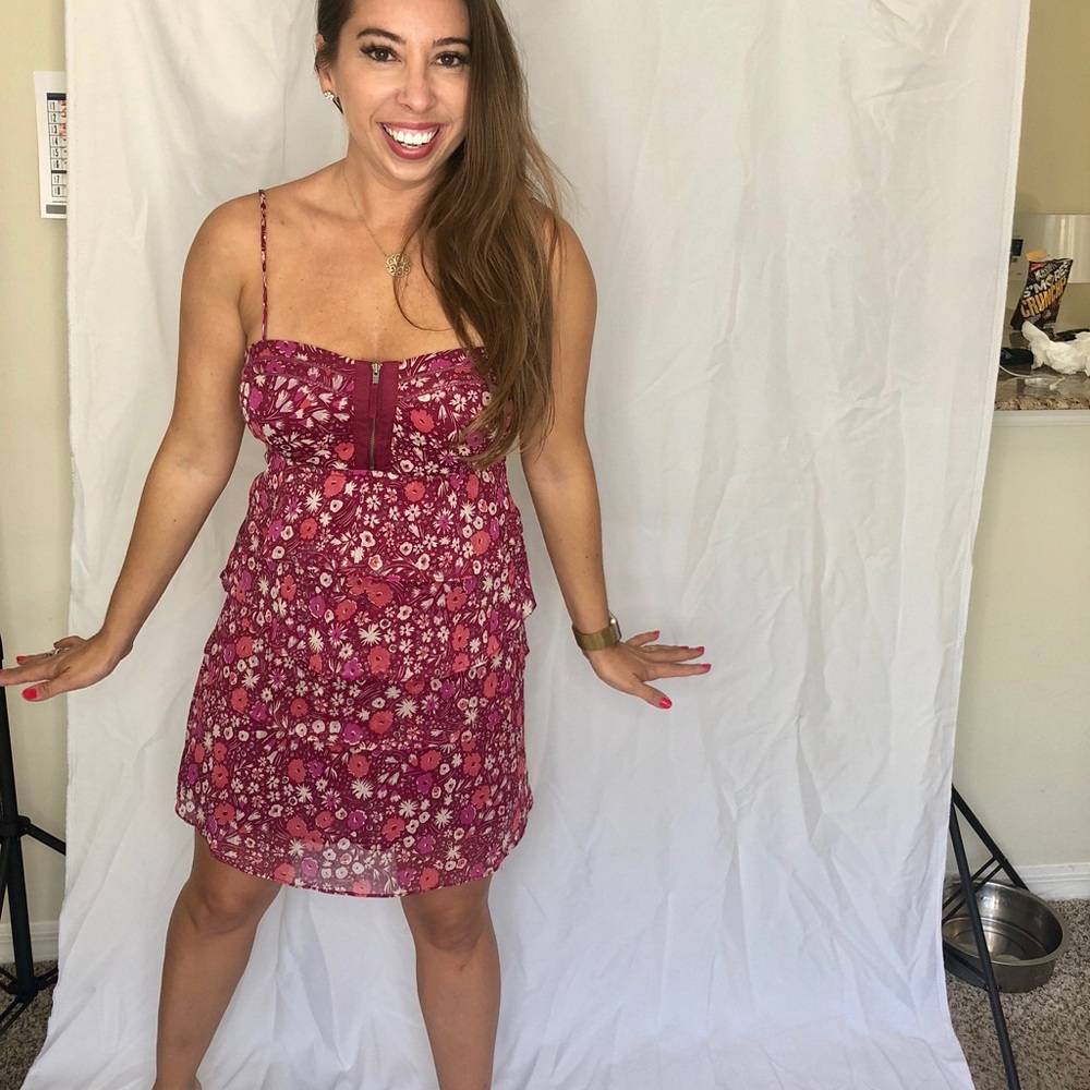 Floral Ruffled Dress